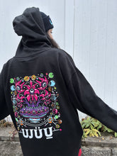 Load image into Gallery viewer, Ujuu Galactic Garden Hooded Sweatshirt
